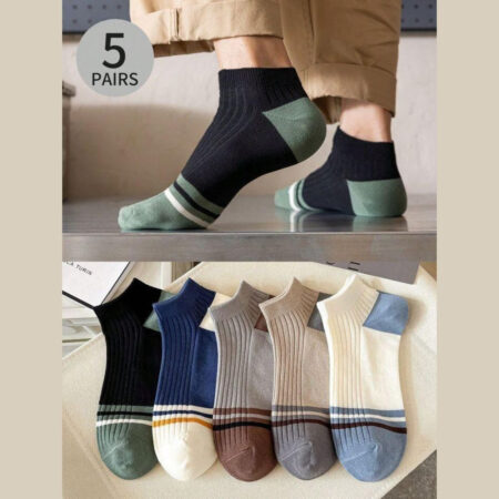 Ankle ০৫ জোড়া মোজা (এক বক্স) - WS 1010