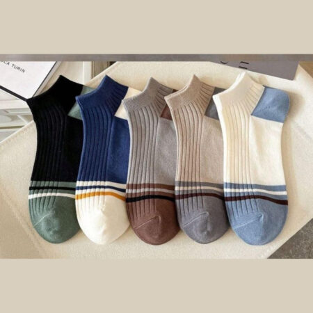 Ankle ০৫ জোড়া মোজা (এক বক্স) - WS 1011