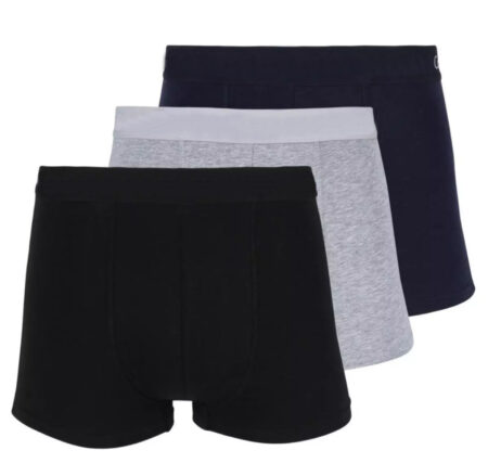 Pack of 3 piece premium cotton boxer underwear for men-Box under wear for men - 1228